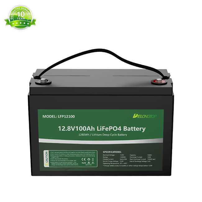 12V 100AH oplaadbare Lifepo4 lithium-ijzerfosfaatbatterij voor fishfinder