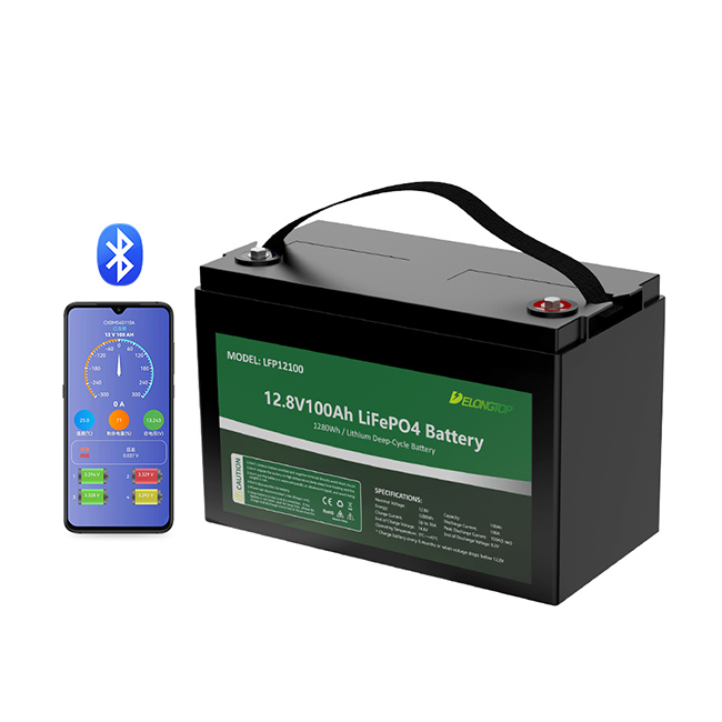12V 100AH oplaadbare Lifepo4 lithium-ijzerfosfaatbatterij voor fishfinder